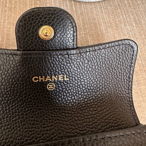 CHANEL Caviar Quilted Flap Card Holder Wallet - Picture 10 of 15